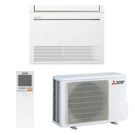 Climatisation mono split MITSUBISHI console MFZ-KT 2.5kW MFZ-KT25VG + SUZ-M25VA Pompe à chaleur réversible silencieuse A++