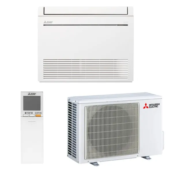 Climatisation mono split MITSUBISHI console MFZ-KT 3.5kW MFZ-KT35VG + SUZ-M35VA Pompe à chaleur réversible silencieuse A++