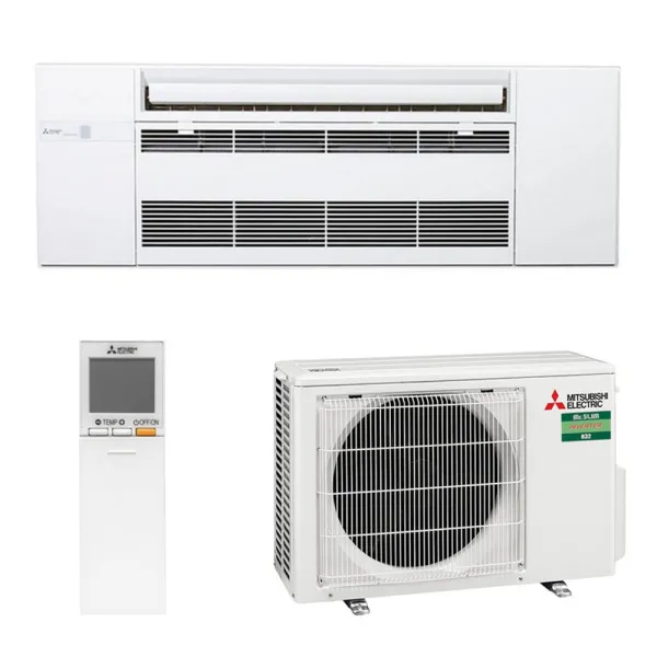 Climatisation mono split MITSUBISHI MLZ-KP 3.5kW MLZ-KP35VG + SUZ-M35VA Cassette 1 voie Pompe à chaleur Inverter silencieuse