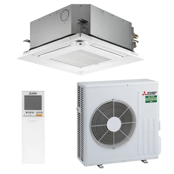 Climatisation mono split MITSUBISHI SLZ-M FA2 5.7kW SLZ-M60FA2 + SUZ-M60VA Cassette 600x600 PAC Inverter silencieuse