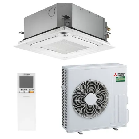Climatisation mono split MITSUBISHI SLZ-M FA2 5.7kW SLZ-M60FA2 + SUZ-M60VA Cassette 600x600 PAC Inverter silencieuse