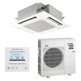 Climatiseur MITSUBISHI cassette 900x900 6.1kW PLA-M60EA2 + PUZ-ZM60VHA2 Monosplit PLA-M EA2 Power Inverter