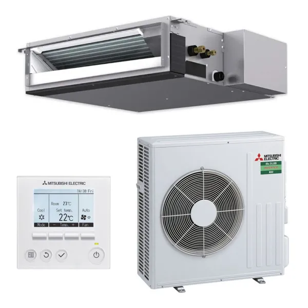 Climatiseur MITSUBISHI gainable compact SEZ-M DA2 7.1kW SEZ-M71DA2 + SUZ-M71VA Monosplit Inverter SEZ-M