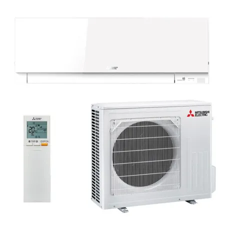 Climatiseur Mono Split MITSUBISHI MSZ-EF50VGKW + MUZ-EF50VG 5.0kW MSZ-EF Blanc Mural Design WiFi PAC inverter silencieuse