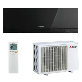Climatiseur Mono Split MITSUBISHI MSZ-EF42VGKB + MUZ-EF42VG 4.2kW MSZ-EF Noir Mural Design WiFi PAC inverter silencieuse