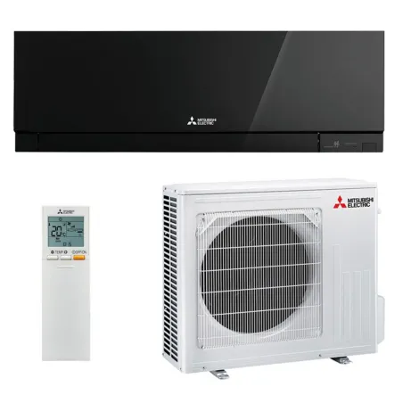 Climatiseur Mono Split MITSUBISHI MSZ-EF50VGKB + MUZ-EF50VG 5.0kW MSZ-EF Noir Mural Design WiFi PAC inverter silencieuse