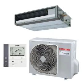 Climatiseur Toshiba Gainable extra-plat 5.0kW RAV-RM561SDT-E + RAV-GM561ATP-E Mono Split PAC air-air Réversible Compacte