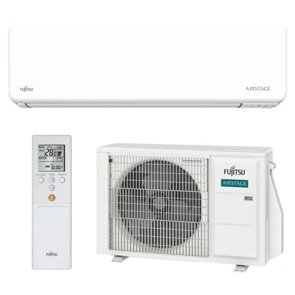 Climatisation mono split FUJITSU ASEH07KGTG + AOEH07KGCG 2.0kW WiFi de série PAC Murale Inverter