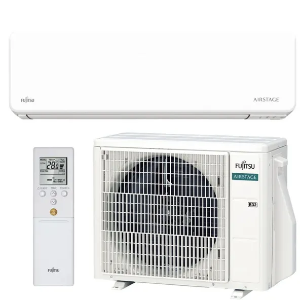 Climatisation mono split FUJITSU ASEH09KMCG + AOEH09KMCG 2.5kW WiFi de série PAC Inverter