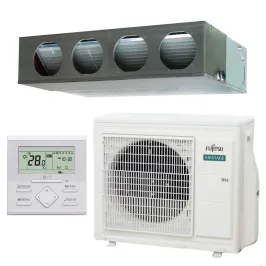 Climatiseur Fujitsu gainable KMLA 6.8kW ARXG24KMLA + AOEG24KBTB Performance Monosplit pour application commerciale