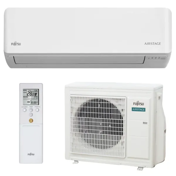 Climatiseur mono split FUJITSU ASEG24KMTE + AOEG24KMTA 7.1kW série KM pour grande pièce DC Inverter
