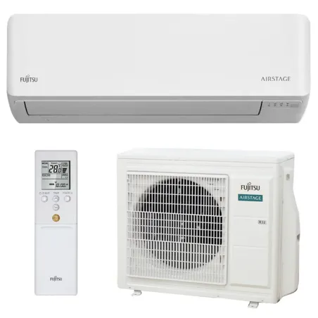 Climatiseur mono split FUJITSU ASEG24KMTE + AOEG24KMTA 7.1kW série KM pour grande pièce DC Inverter