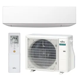Climatiseur mono split FUJITSU ASEG14KETF + AOEG14KETA 4.2kW Série KE Blanc WiFi Mural Design PAC Inverter