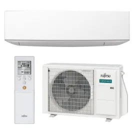Climatiseur mono split FUJITSU ASEG12KETF + AOEG12KETA 3.4kW Série KE Blanc WiFi Mural Design PAC Inverter