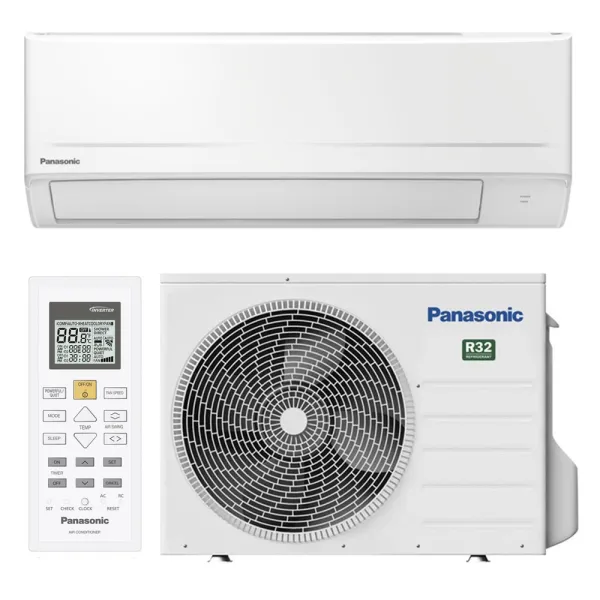 Climatiseur PANASONIC CS-BZ50ZKE + CU-BZ50ZKE 5.0kW Serie BZ Ultra-Compact PAC air-air Inverter Réversible Silencieuse