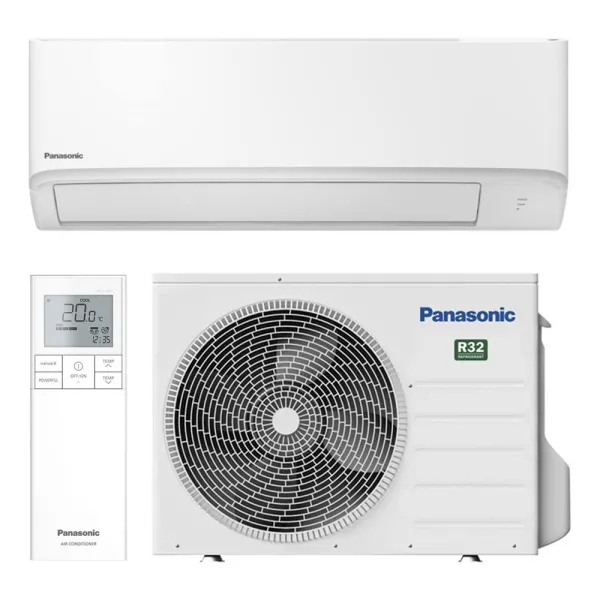 Climatiseur PANASONIC CS-TZ60ZKEW + CU-TZ60ZKE 6.0kW Serie TZ Compact WiFi PAC air-air Inverter Réversible Silencieuse