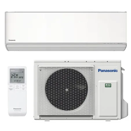 Climatiseur PANASONIC Etherea Blanc Mat 5.0kW CS-Z50CKEW + CU-Z50CKE Mono split WiFi Mural Inverter PAC air-air Confort