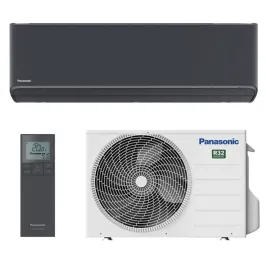 Climatiseur PANASONIC Etherea Gris Graphite 2.5kW CS-XZ25ZKEW-H + CU-Z25ZKE Mono split WiFi Mural Inverter PAC air-air Confort