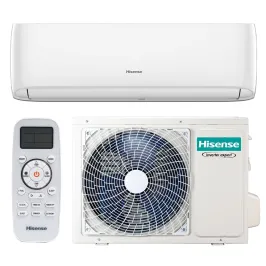 Climatisation mono split HISENSE Mural Easy Smart 3.5kW CA35MR05G + CA35MR05W PAC air/air Inverter Silencieuse
