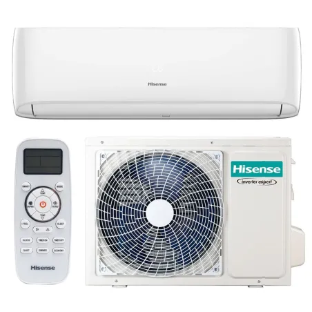 Climatisation mono split HISENSE Mural Easy Smart 3.2kW CA35MR0BG + CA35MR0BW PAC air/air Inverter Silencieuse