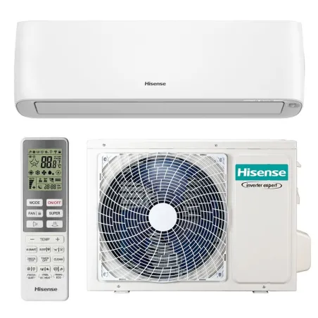 Climatiseur mono split HISENSE Mural Energy Pro Plus 2.5kW QE25XV2AG + QE25XV2XW WiFi de série PAC air/air Inverter Silencieuse