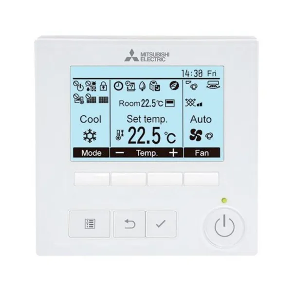 Télécommande filaire PAR-41MAA pour climatiseurs Mitsubishi Electric