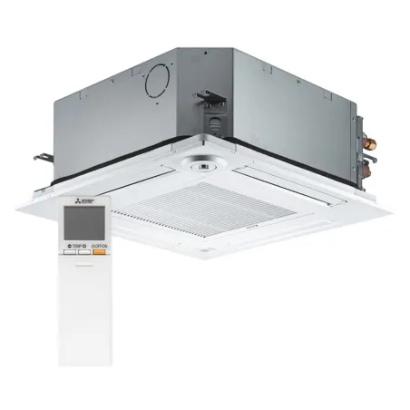 Climatiseur cassette MITSUBISHI SLZ-M50FA 4.6kW Multi Split Cassette 4 voies PAC air-air Inverter avec télécommande IR