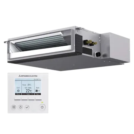Climatiseur Gainable MITSUBISHI SEZ-M25DA2 2.5kW Multisplit Inverter SEZ-M DA2 avec Télécommande filaire PAR-41MAA
