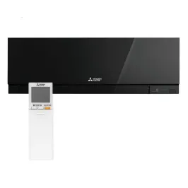 Climatiseur mural MITSUBISHI Série Design MSZ-EF25VGKB 2.5kW Noir Brillant WiFi Mural Multi Split Inverter Réversible
