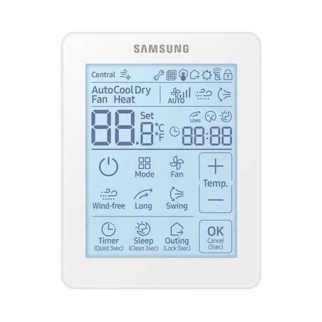 Climatiseur SAMSUNG gainable Slim 2.6kW AC026BNLDKG/EU + AC026RXADKG/EU Monosplit Livré avec Télécommande filaire