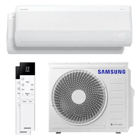 Bi split Samsung Windfree Avant S2 6.8kW AJ068TXJ3KG/EU tailles 25 + 35 AR70F09C1AWNEU + AR70F12C1AWNEU