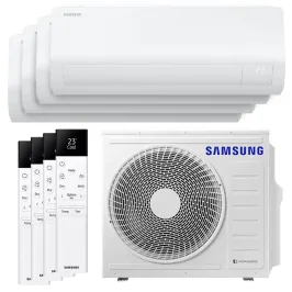 Quadri split Samsung CEBU S2 8.0kW AJ080TXJ4KG/EU tailles 20 + 20 + 20 + 25 AR50F07C1AHNEU (x3) + AR50F09C1AHNEU WiFi