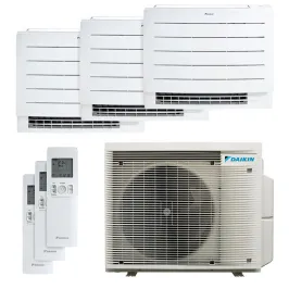 Climatiseur tri split DAIKIN Perfera 3MXM40A9 FVXM-A9 4kW tailles 20 + 20 + 25 Console CVXM20A9 + CVXM20A9 + FVXM25A9