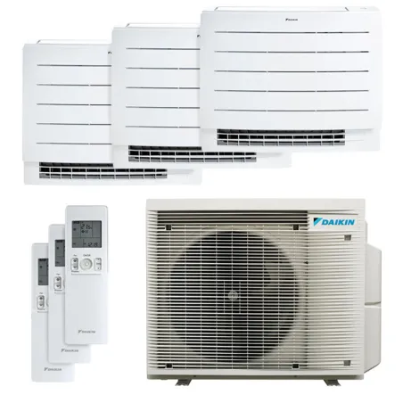Climatiseur tri split DAIKIN Perfera 3MXM68A9 FVXM-A9 6.8kW tailles 20 + 20 + 25 Console CVXM20A9 + CVXM20A9 + FVXM25A9