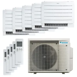 Penta split DAIKIN Perfera 5MXM90A9 FVXM-A9 9kW tailles 20 + 20 + 20 + 20 + 25 Console CVXM20A9 (x4) + FVXM25A9
