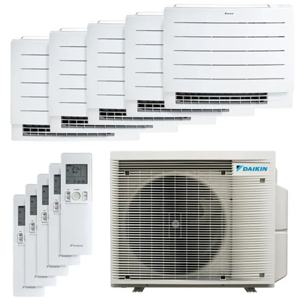Penta split DAIKIN Perfera 5MXM90A9 FVXM-A9 9kW tailles 20 + 20 + 20 + 20 + 35 Console CVXM20A9 (x4) + FVXM35A9