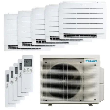 Penta split DAIKIN Perfera 5MXM90A9 FVXM-A9 9kW tailles 20 + 20 + 20 + 25 + 25 Console CVXM20A9 (x3) + FVXM25A9 (x2)