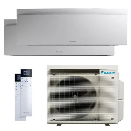 Climatiseur bi split DAIKIN Emura 3 2MXM40A9 FTXJ-AW 4kW tailles 20 + 20 Blanc FTXJ20AW + FTXJ20AW