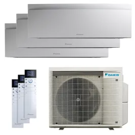 Climatiseur tri split DAIKIN Emura 3 3MXM68A9 FTXJ-AW 6.8kW tailles 25 + 25 + 25 Blanc FTXJ25AW + FTXJ25AW + FTXJ25AW