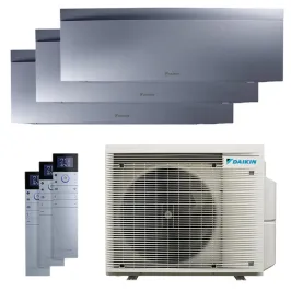 Climatiseur tri split DAIKIN Emura 3 3MXM68A9 FTXJ-AS 6.8kW tailles 20 + 20 + 20 Argent FTXJ20AS + FTXJ20AS + FTXJ20AS
