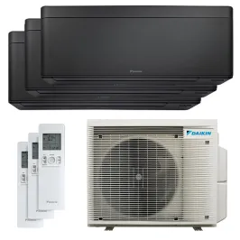 Climatiseur tri split DAIKIN Stylish 3MXM40A9 FTXA-CB 4kW tailles 15 + 15 + 35 Noir CTXA15CB + CTXA15CB + FTXA35CB