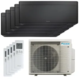 Penta split DAIKIN Stylish 5MXM90A9 FTXA-CB 9kW tailles 20 + 20 + 20 + 20 + 20 Noir FTXA20CB (x5) WiFi de série