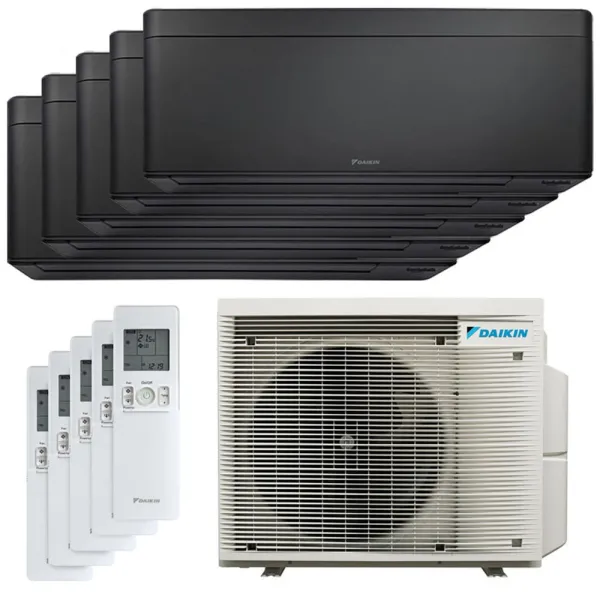 Penta split DAIKIN Stylish 5MXM90A9 FTXA-CB 9kW tailles 20 + 20 + 20 + 20 + 25 Noir FTXA20CB (x4) + FTXA25CB