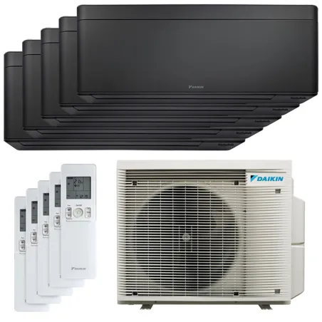 Penta split DAIKIN Stylish 5MXM90A9 FTXA-CB 9kW tailles 20 + 20 + 25 + 25 + 42 Noir FTXA20CB (x2) + FTXA25CB (x2) + FTXA42CB