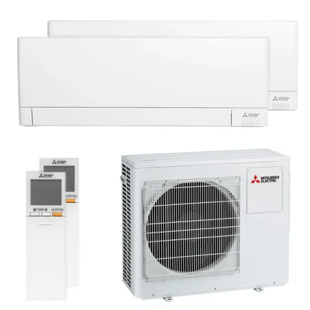 Climatiseur bi Split Mitsubishi MSZ-AY MXZ-3F68VF4 6.8kW tailles 15 + 50 MSZ-AY15VGKP + MSZ-AY50VGK WiFi Mural Inverter