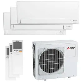 Climatiseur tri split Mitsubishi MSZ-AY MXZ-3F54VF4 5.4kW tailles 20 + 20 + 25 MSZ-AY20VGKP + MSZ-AY20VGKP + MSZ-AY25VGK WiFi