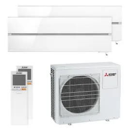 Climatiseur bi split Mitsubishi MSZ-LN Blanc MXZ-4F80VF4 8.0kW tailles 35 + 50 MSZ-LN35VG2V + MSZ-LN50VG2V Design de Luxe WiFi