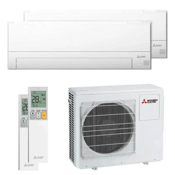 Climatiseur bi split Mitsubishi MSZ-BT MXZ-3F68VF4 6.8kW tailles 35 + 35 MSZ-BT35VGK + MSZ-BT35VGK WiFi de série