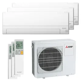 Climatiseur tri split Mitsubishi MSZ-BT MXZ-3F54VF4 5.4kW tailles 20 + 20 + 35 MSZ-BT20VGK + MSZ-BT20VGK + MSZ-BT35VGK WiFi