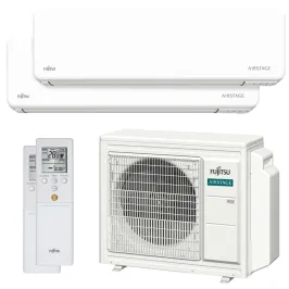 Climatisation bi split FUJITSU Mural KGTG AOEG24KBCA3 6.8kW tailles 20 + 42 WiFi de série ASEH07KGTG + ASEH14KGTG